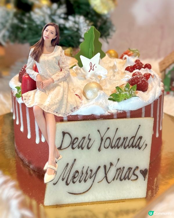 🌲🎅🏻聖誕當然要吃聖誕蛋糕❄️☃️❤️😋