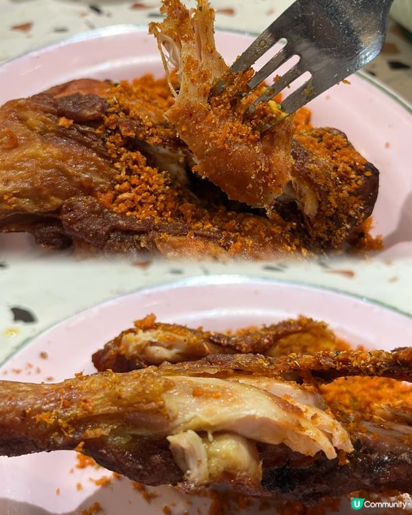 避風塘雞髀+紅豆冰🤤下午茶一流🤩