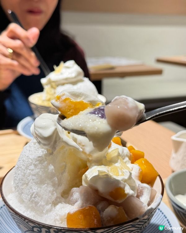 氷舍24榴蓮楊枝甘露刨冰🤤！冬天都食得😋！ 