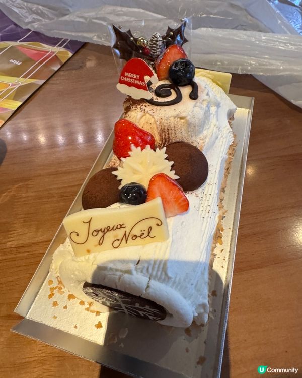 ❄️聖誕白雪樹頭蛋糕❄️🤍🍰