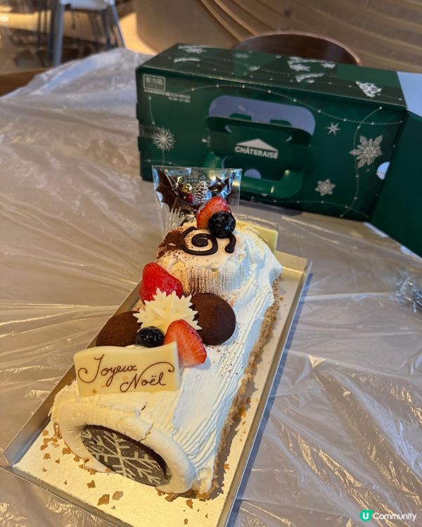 ❄️聖誕白雪樹頭蛋糕❄️🤍🍰