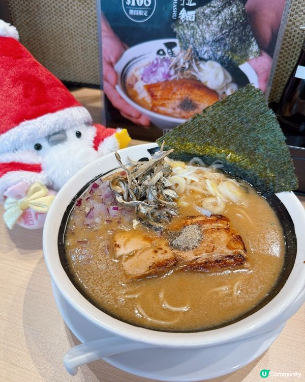 霸嗎拉麵新品！煮干魚介豚肉拉麵🍜🤤
