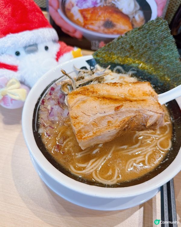 霸嗎拉麵新品！煮干魚介豚肉拉麵🍜🤤