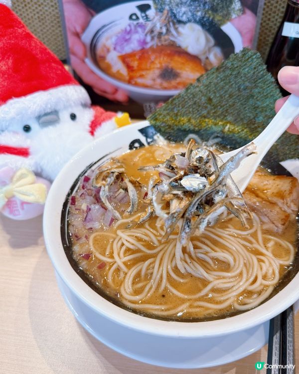 霸嗎拉麵新品！煮干魚介豚肉拉麵🍜🤤