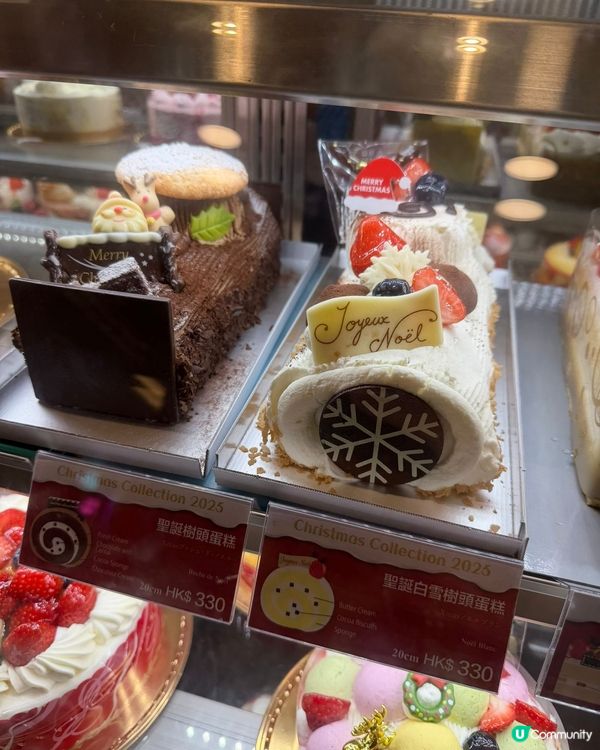 ❄️聖誕白雪樹頭蛋糕❄️🤍🍰
