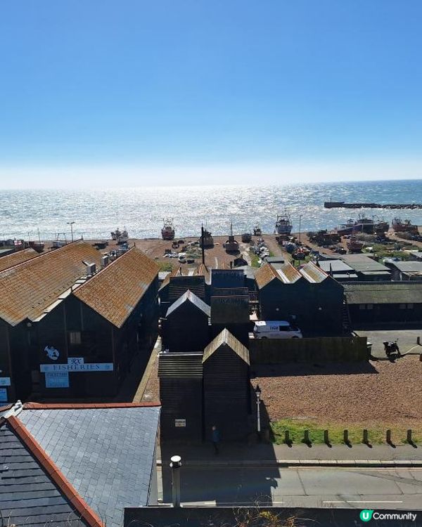 《光影誌》27｜英國Hastings漫遊：從古老網棚到崖巔之