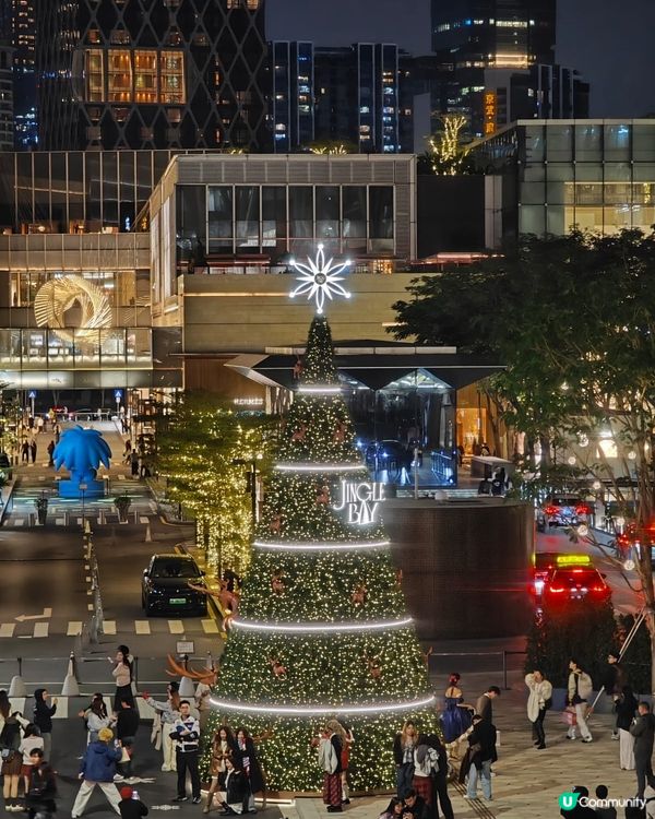 聖誕快閃琛圳灣夜遊記