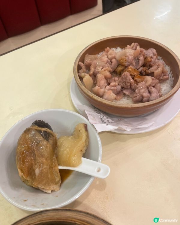 老馮茶居 最正嘅係蝦醬腩肉飯