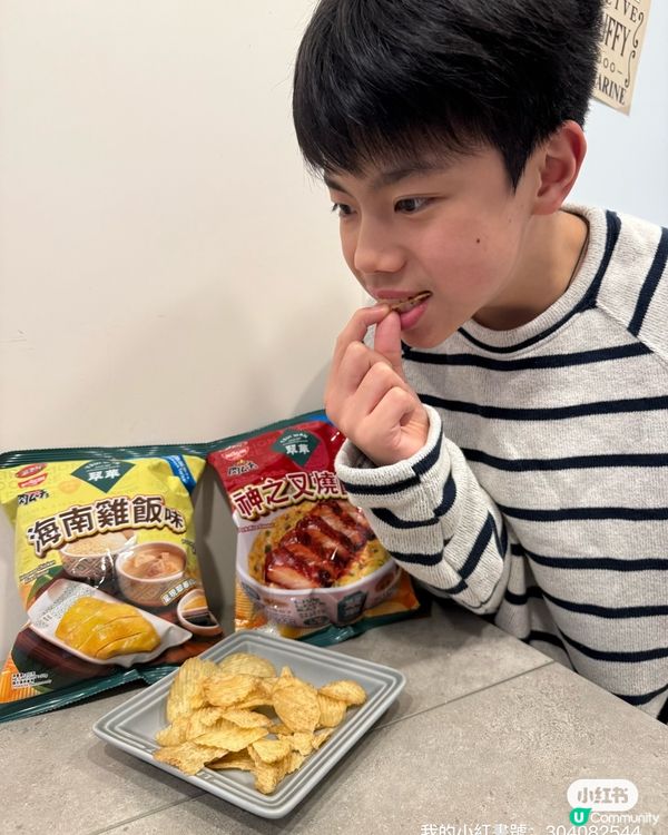 翠華叉燒飯/海南雞飯🤤！加$5換薯片！