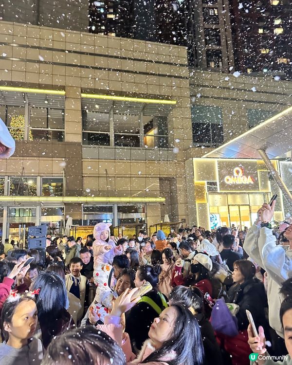 萬象城 漂雪❄️☃️🎄