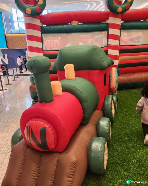 元朗聖誕彈彈跳列車！小朋友放電必去！🥳