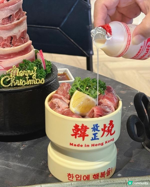 濟州燒肉食堂聖誕韓燒🎄！牛胸腹聖誕樹超吸睛！😋