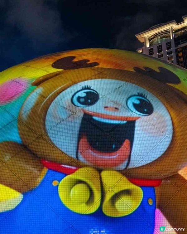 太空館變巨型萬花筒！Merry Balloon太空館光影匯演
