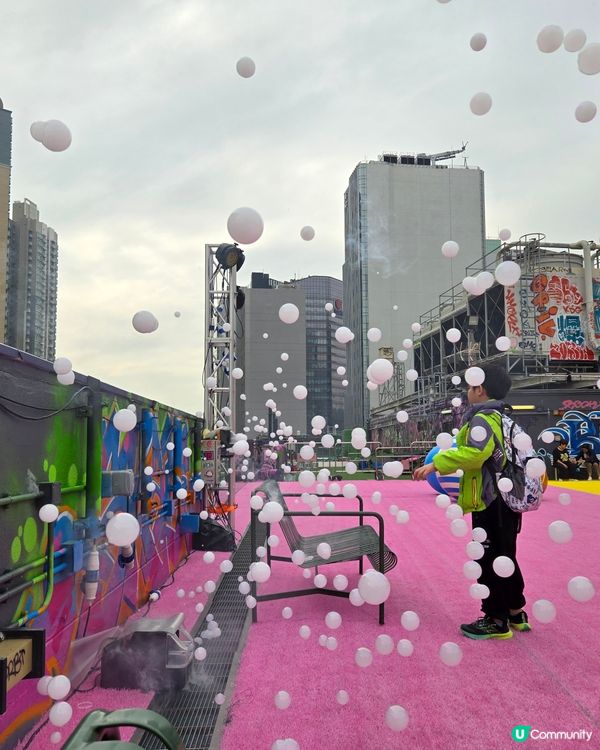 泡泡體驗提早玩！阿仔勁開心🥳！