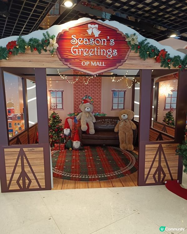 op mall聖誕佈置