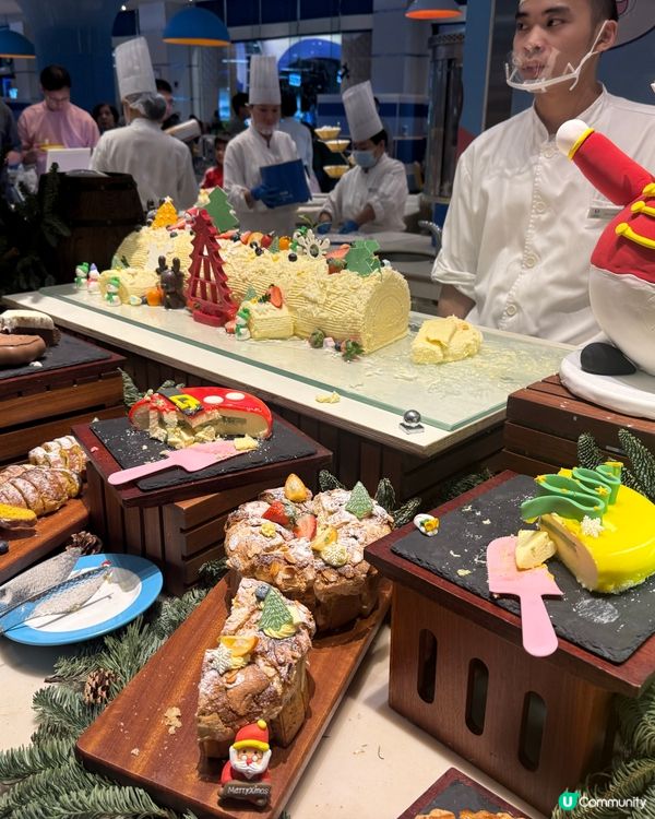 🎄 珠海長隆企鵝酒店自助餐廳聖誕體驗