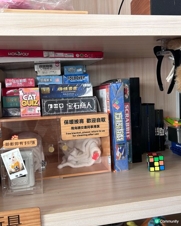 有貓貓又有boardgame既cafe