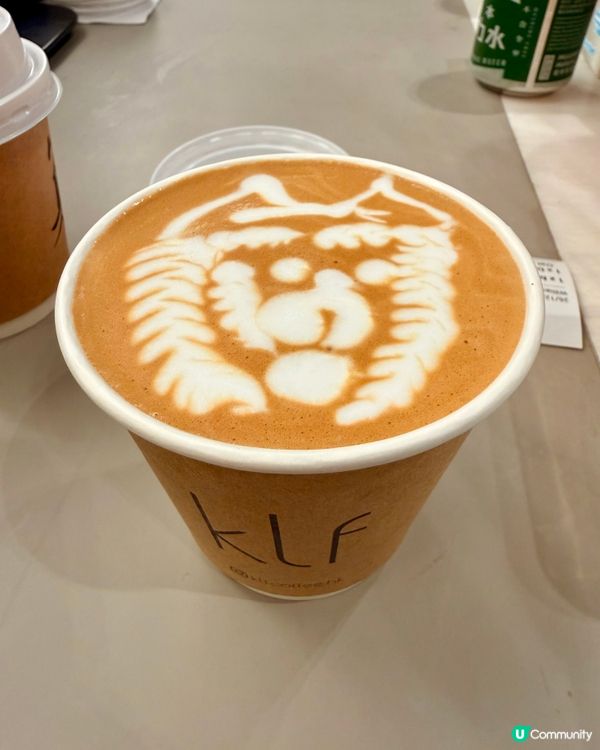 狗狗拉花☕！窮啡超驚喜😍！ #香港特色 #咖啡店