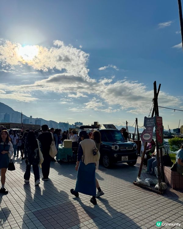 中港城 車尾箱聖誕市集 + 巨美日落