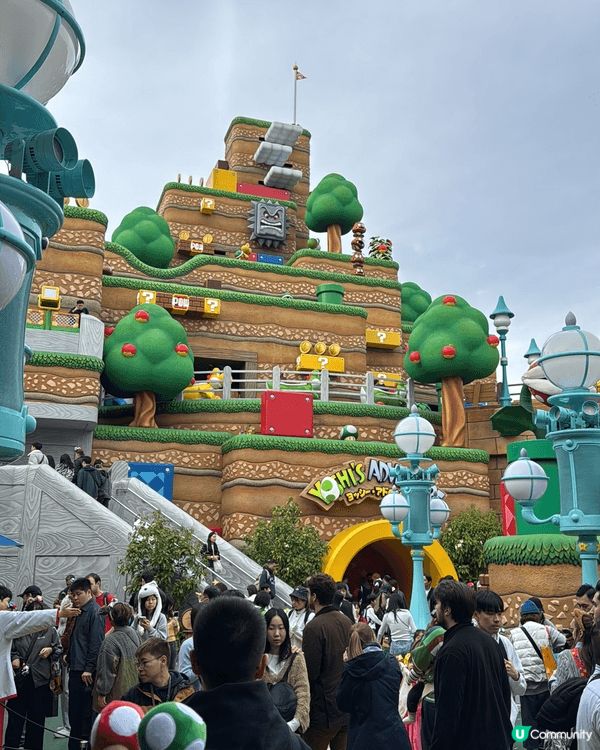 大阪環球影城的最新園區，Mario園區設計逼真，入去打卡真係...
