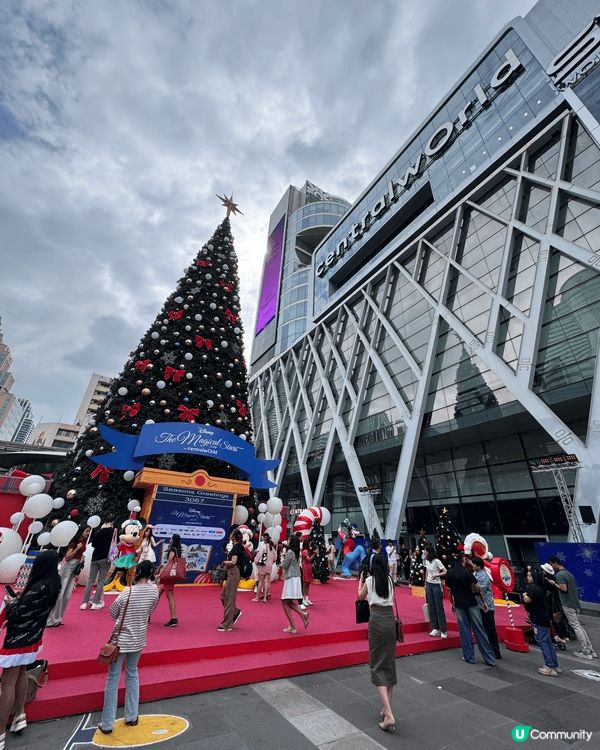 泰國曼谷centra world ，12月頭已經佈置很多漂亮...