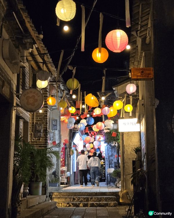 大鵬所城古韻悠然，較長尾沙幼浪平！酒店推開陽台就是一線海景日...