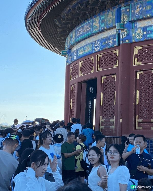 北京 天壇  好曬太多人, 真係無乜feel 逗留, 難怪一...