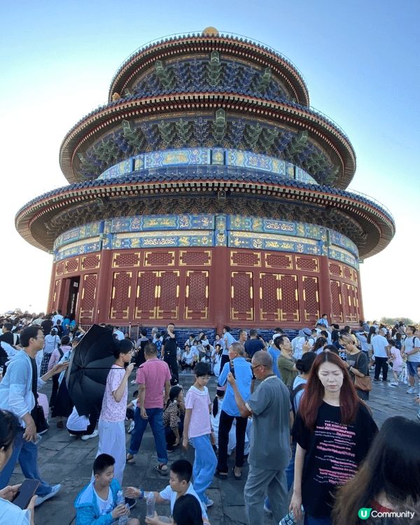 北京 天壇  好曬太多人, 真係無乜feel 逗留, 難怪一...