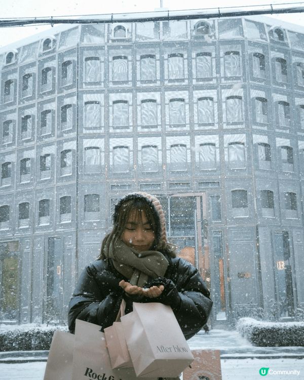 下雪的韓國🇰🇷 家人們真的很不會拍照，哈哈 最後附上我婆婆用...