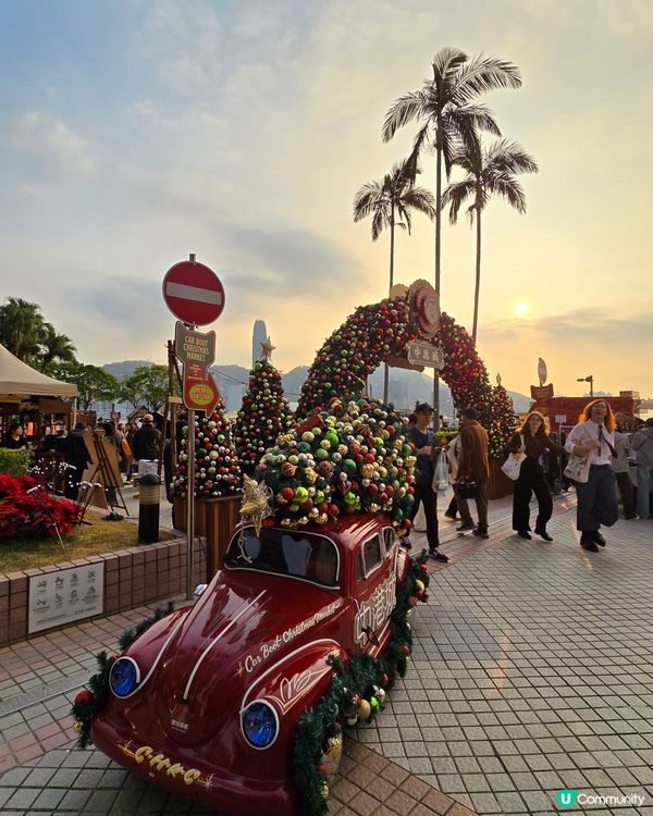 中港城 「除夕倒數」 聖誕市集🎄！潮爆打卡位📸！