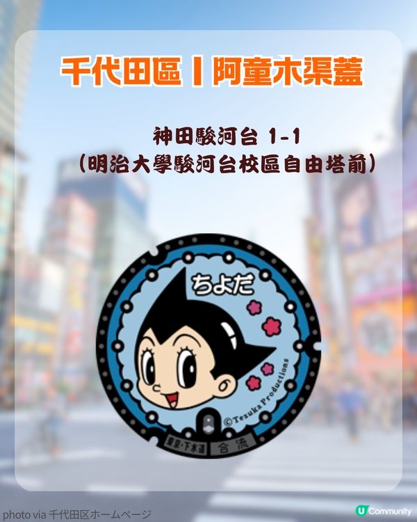 2026東京自由行🇯🇵12大特色卡通渠蓋全攻略！位置/附近景點/紀念卡領取教學🧸✨