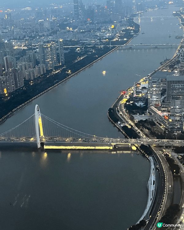 廣州旅遊塔夜景超美，一生人最少也要到此一遊。