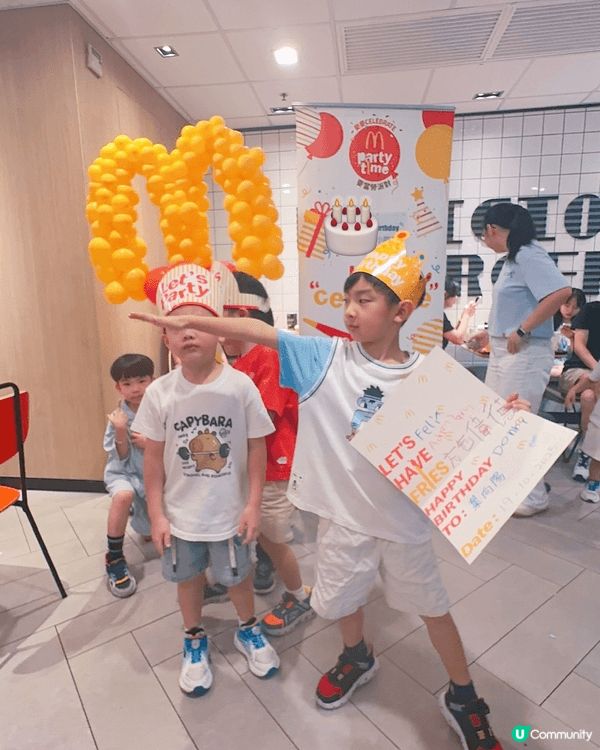 小肥陽麥當勞生日會🥳！童年回憶重現！🍔🍟