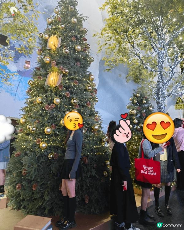 聖誕來臨，深圳也有好多商場有美美的聖誕裝飾 😍。