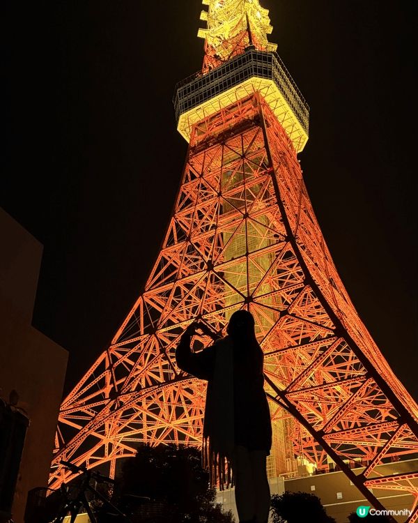 夜晚既東京鐵好有氣氛，搵到個打卡位影好有電影感 另一張係東京...