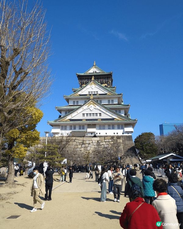 日本大板之旅，大板城古色古香，非常有歷史文化特色，附近有梅花...