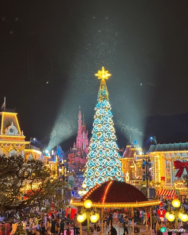 每年香港迪士尼都超有聖誕氣氛🧑‍🎄🎄❄️