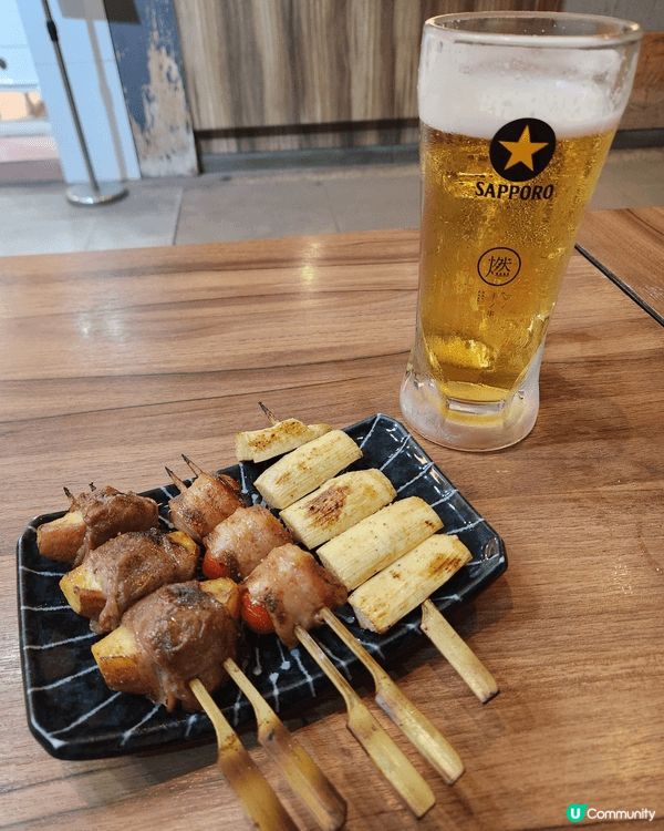 台中燃手串，平價燒烤店，可自選款式即時烤很乾淨新鮮