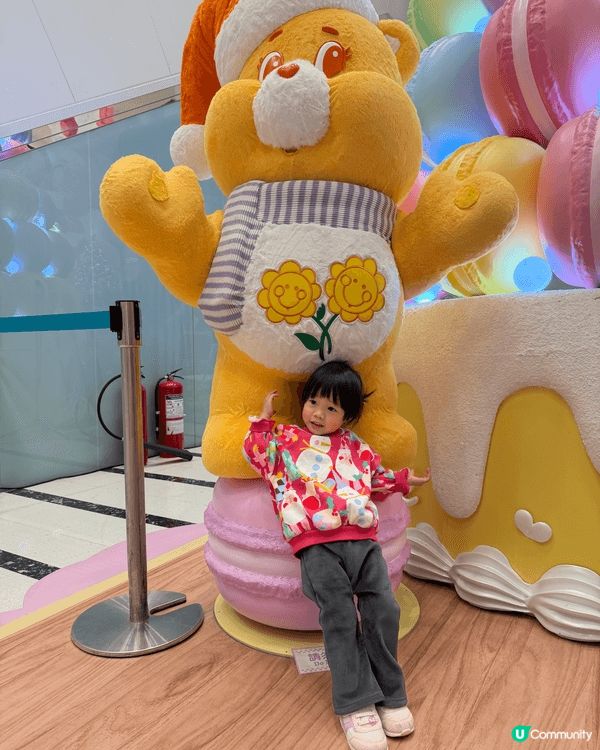 聖誕前夕陪個女影佢最愛的carebear💚🩵💙💜🧡💛💖...