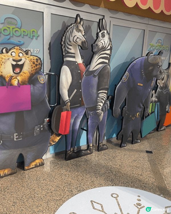呢個係Times Square嘅Zootopia展覽,仲有一...