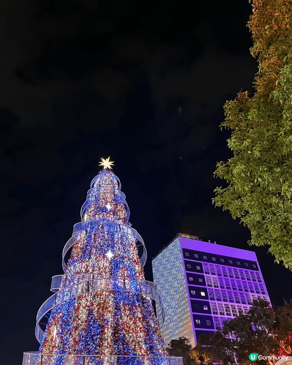 今年香港皇后像廣場嘅聖誕裝置獲得唔少市民同遊客好評，整體設計...