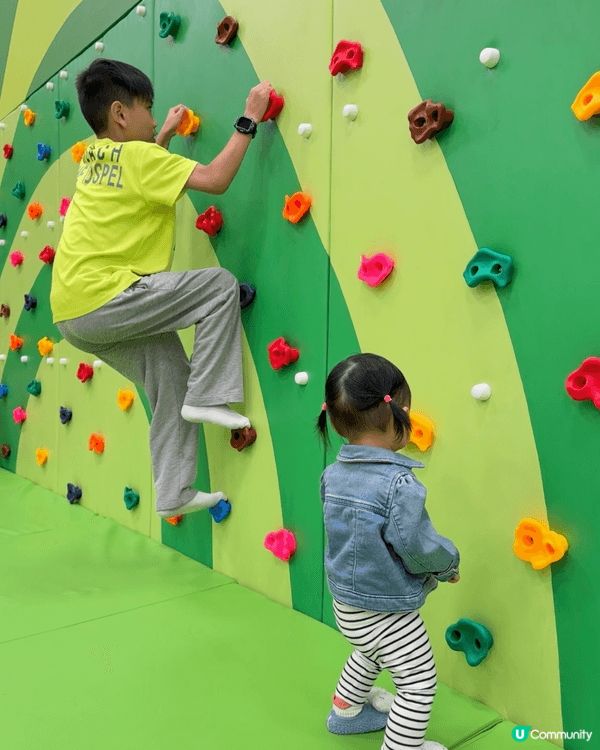 新開冇幾耐嘅馬仔坑體育館，入面嘅兒童遊樂場，暫時唔多人設施好...
