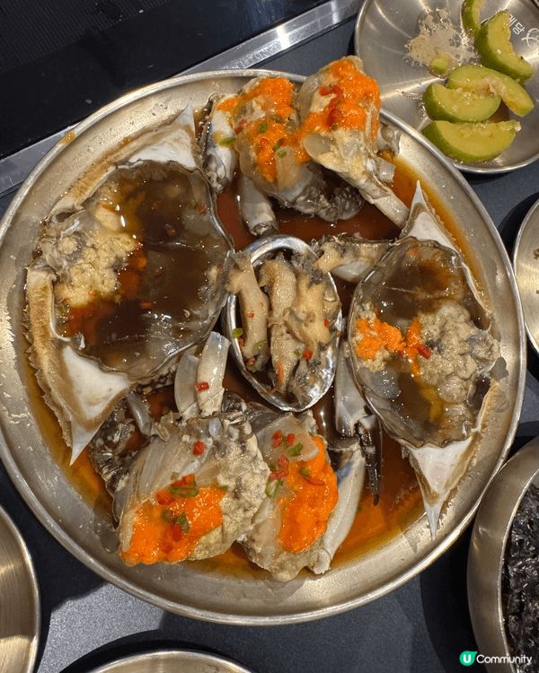 釜山之行食傳統出名醬油蟹，醬油蝦仲有部隊鍋