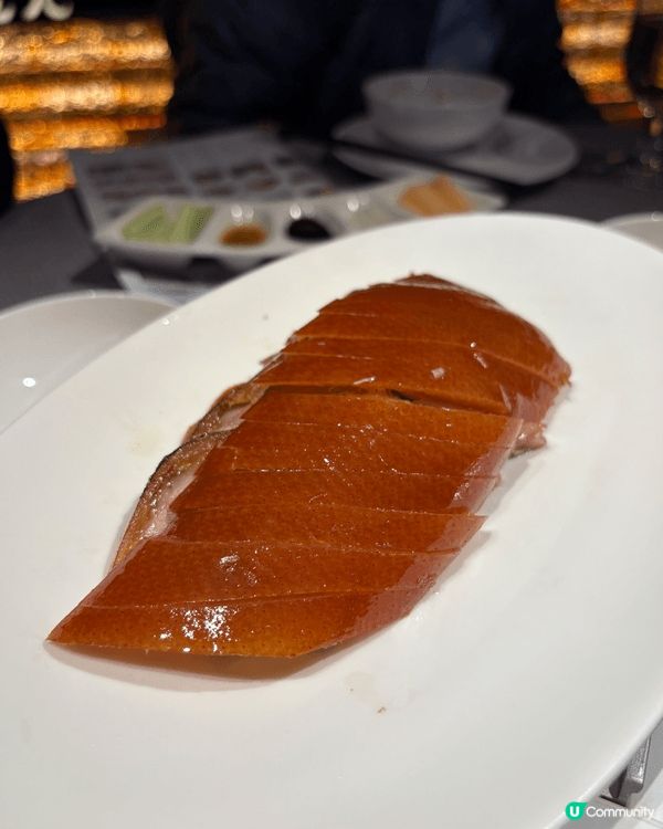 假期返咗大陸食烤鴨！味道好食 份量又夠大 埋單先人均100幾...