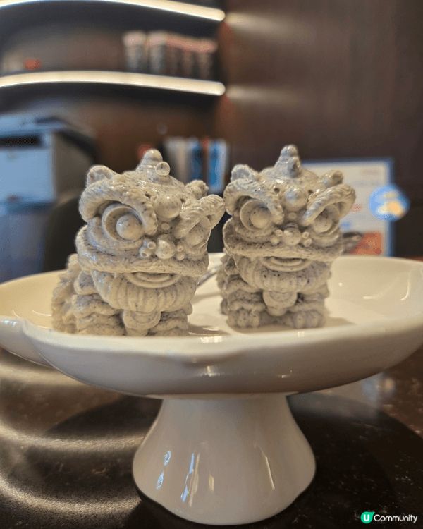 東涌悅見甜品，醒獅芝麻糕，超精緻，又好睇又好食