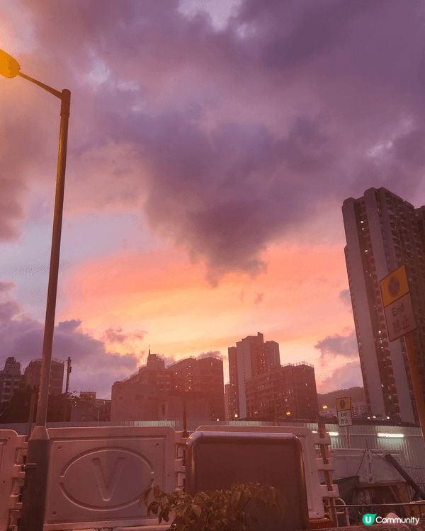 今日上載既係香港日落既景色