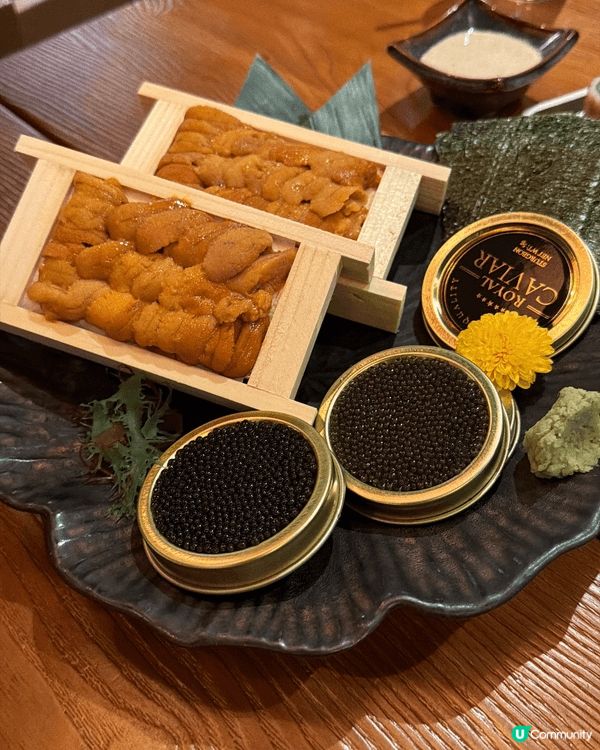 尋晚食左呢間日本料理，$100有海膽魚子醬超抵食