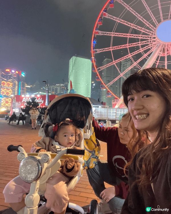 今年1月1日同囡囡去AIA玩超開心🥳