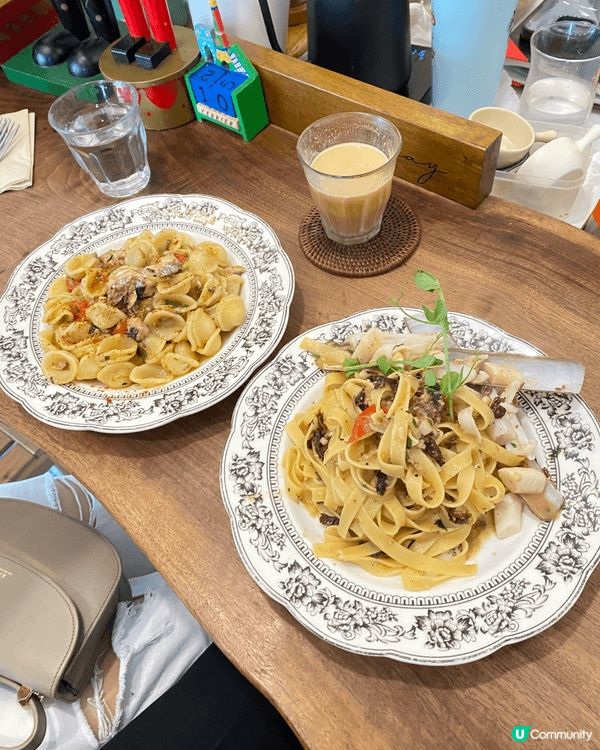 以上為馬鞍山隱世美食- 慢煮西式通粉，其豐富嘅配菜和爽口蛋牙...