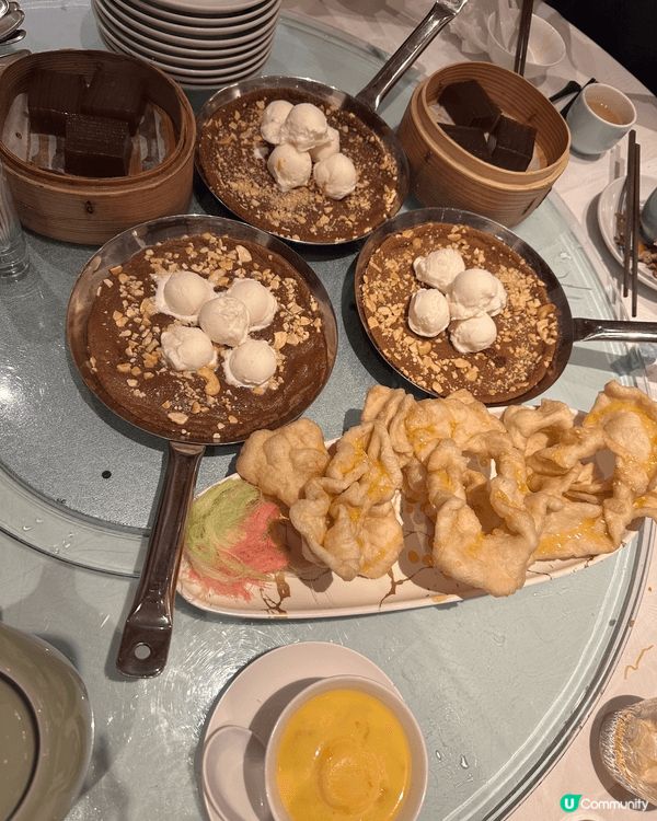 一家人開開心心食飯笑下講下，食完意粉屋再食甜品，滿足❤️